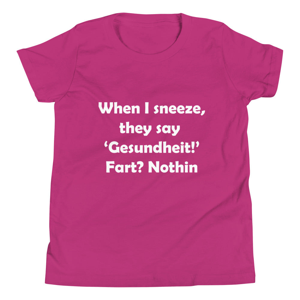 Gesundheit Youth Short Sleeve T-Shirt