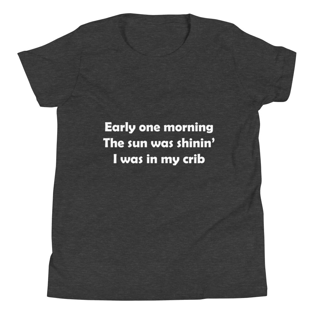 Mozart Lyrics Youth Short Sleeve T-Shirt