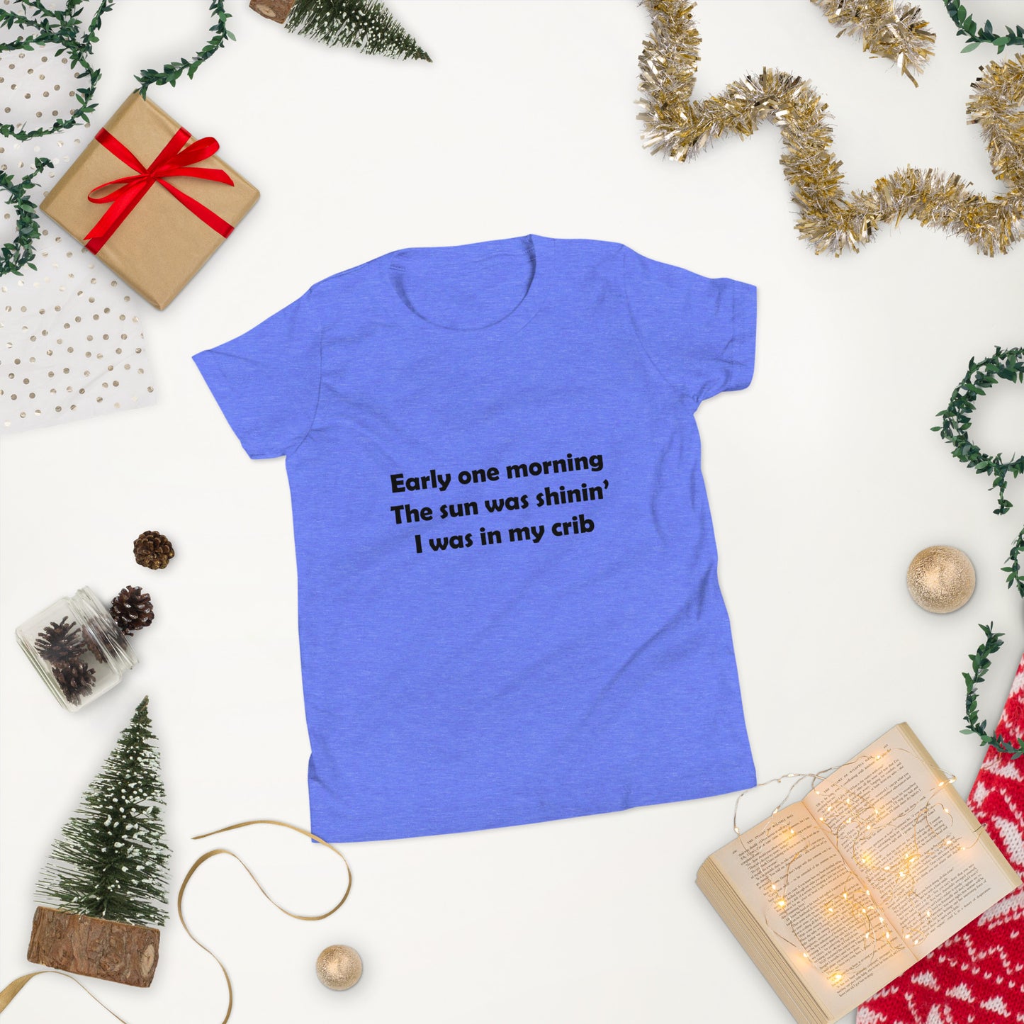 Mozart Lyrics Youth Short Sleeve T-Shirt