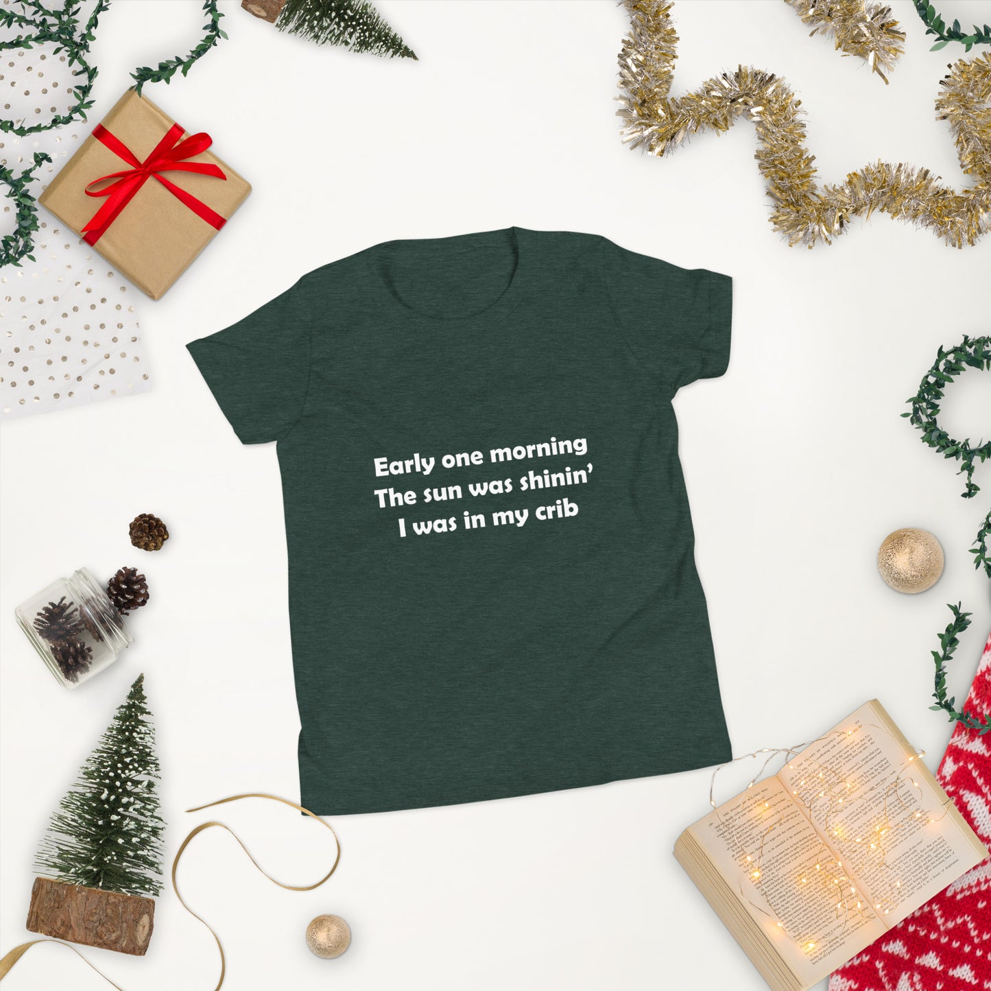 Mozart Lyrics Youth Short Sleeve T-Shirt