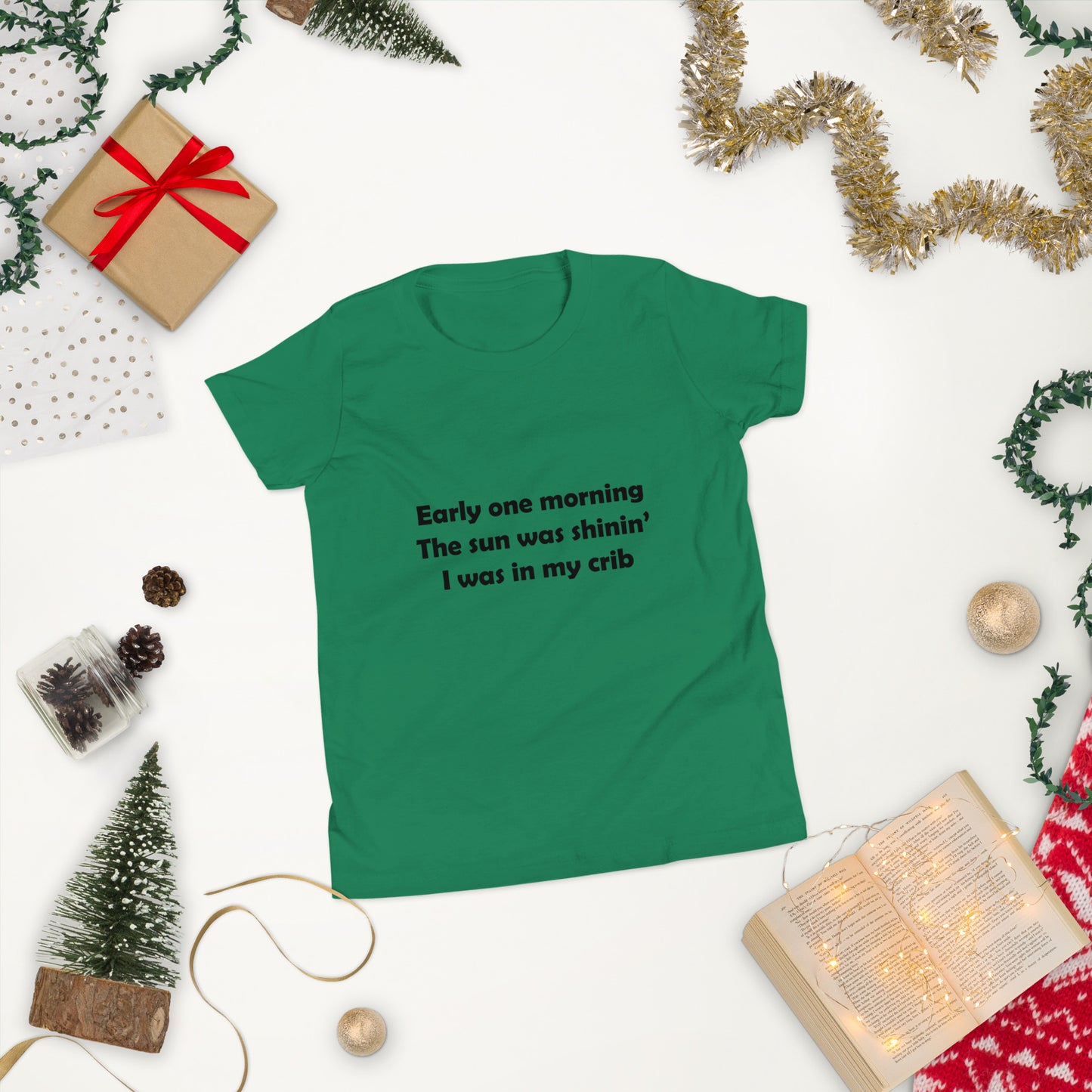 Mozart Lyrics Youth Short Sleeve T-Shirt