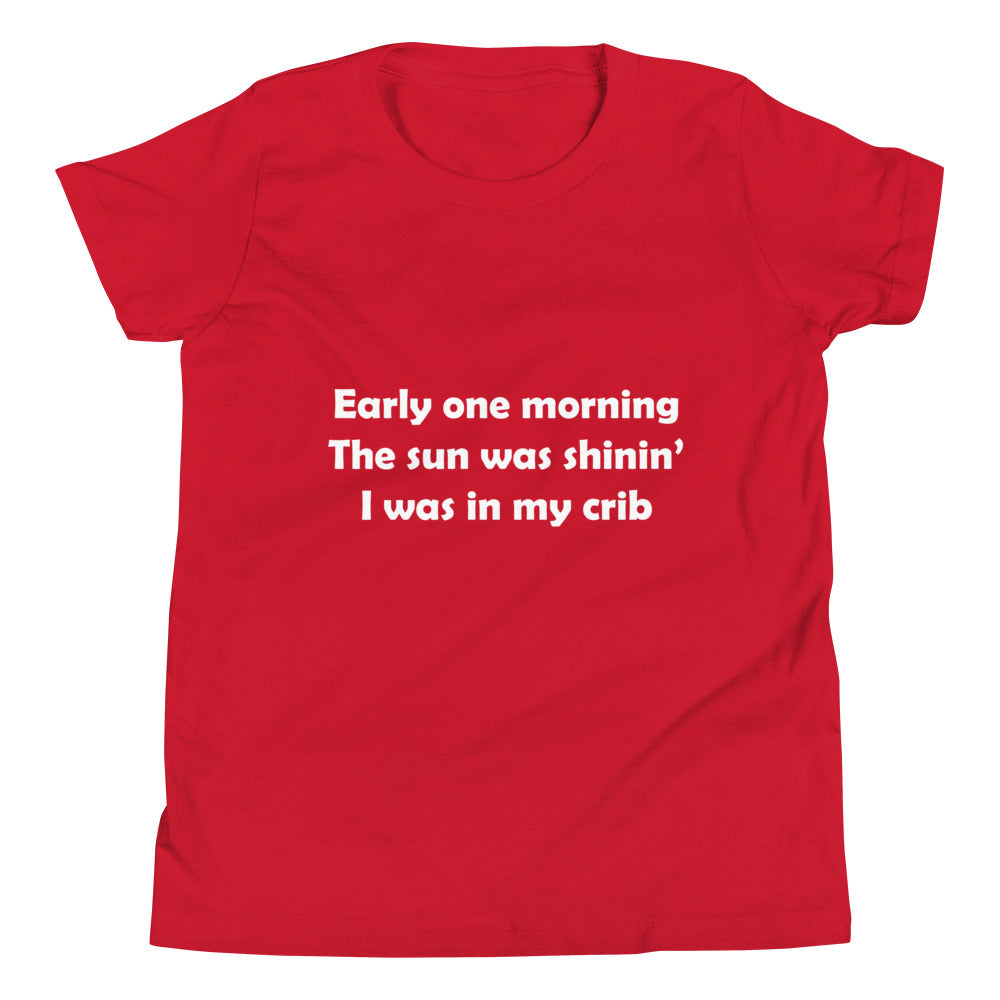 Mozart Lyrics Youth Short Sleeve T-Shirt
