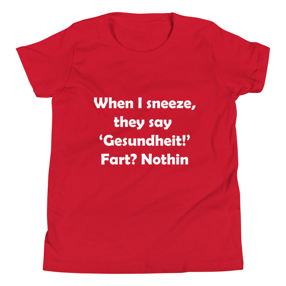 Gesundheit Youth Short Sleeve T-Shirt