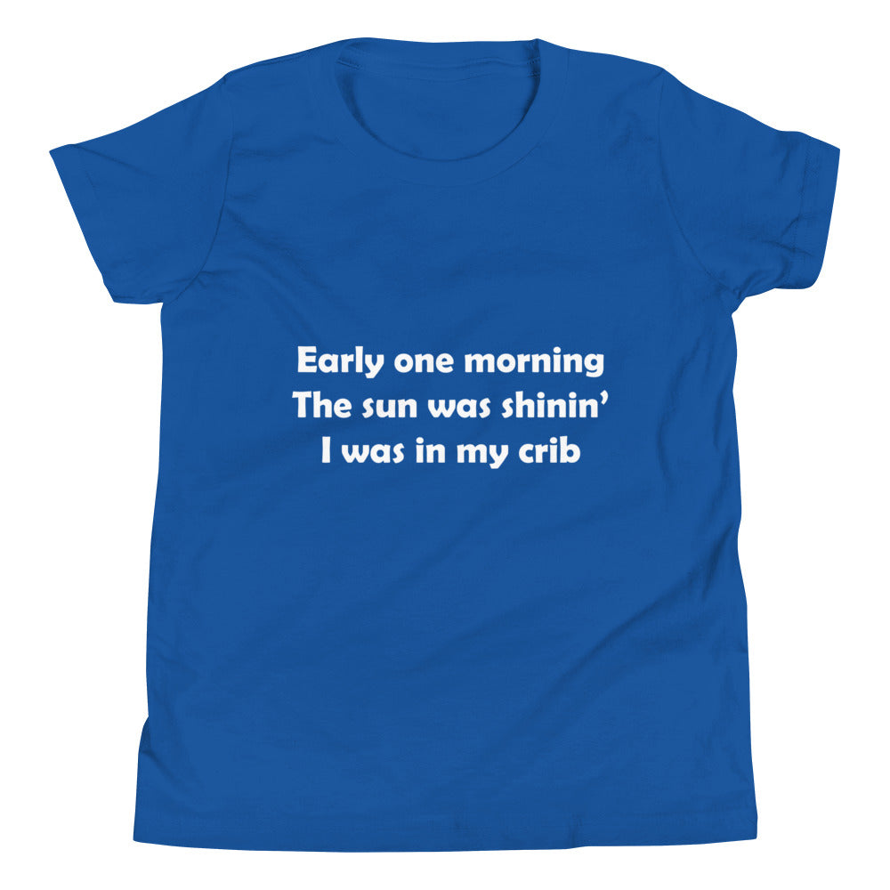 Mozart Lyrics Youth Short Sleeve T-Shirt